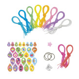 OZDOBY Z ŻYŁEK SCOUBIDOUS zestaw kreatywny