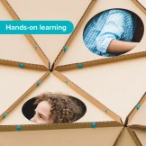 Zestaw narzędzi do konstruowania z kartonu DIY Makedo - INVENT 360 el.