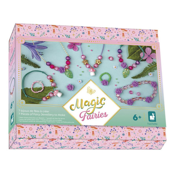 WRÓŻKI zestaw kreatywny do tworzenia biżuterii ze szkatułką do przechowywania Magic Fairies