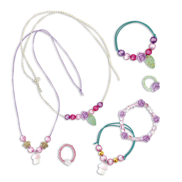 WRÓŻKI zestaw kreatywny do tworzenia biżuterii ze szkatułką do przechowywania Magic Fairies