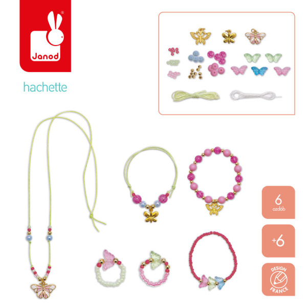 WRÓŻKI zestaw kreatywny do tworzenia biżuterii z motylami Magic Fairies