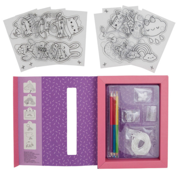 SŁODYCZE zawieszki do wypiekania z termokurczliwego plastiku zestaw kreatywny