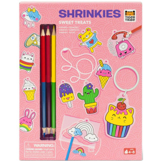 SŁODYCZE zawieszki do wypiekania z termokurczliwego plastiku zestaw kreatywny