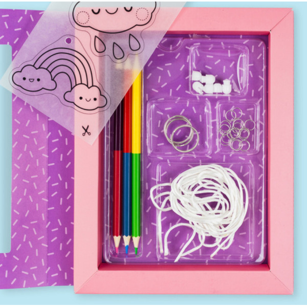 SŁODYCZE zawieszki do wypiekania z termokurczliwego plastiku zestaw kreatywny