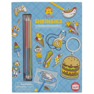 ULUBIEŃCY DZIECI zawieszki do wypiekania z termokurczliwego plastiku zestaw kreatywny