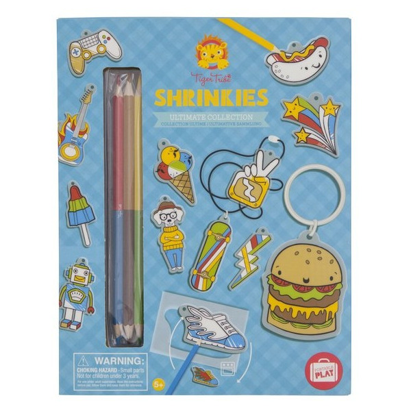 ULUBIEŃCY DZIECI zawieszki do wypiekania z termokurczliwego plastiku zestaw kreatywny