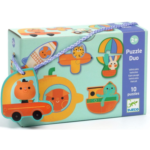 POJAZDY puzzle tekturowe duo 24 el.