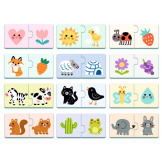 KOLORY puzzle tekturowe duo 24 el.