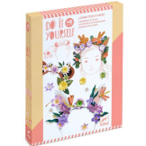 Kwiatowe opaski ZWIERZĄTKA zrób to sam zestaw artystyczny DIY