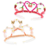 TIARY różowy zestaw kreatywny do tworzenia biżuterii DIY