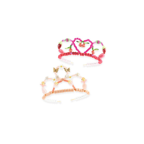 TIARY różowy zestaw kreatywny do tworzenia biżuterii DIY