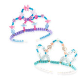 TIARY niebieski zestaw kreatywny do tworzenia biżuterii DIY