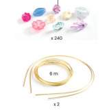 TIARY niebieski zestaw kreatywny do tworzenia biżuterii DIY