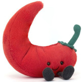Wesoła PAPRYCZKA CHILLI czerwona przytulanka 17 cm Amuse