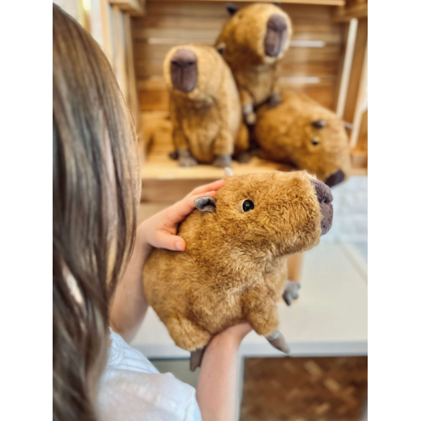 KAPIBARA brązowa przytulanka 24 cm