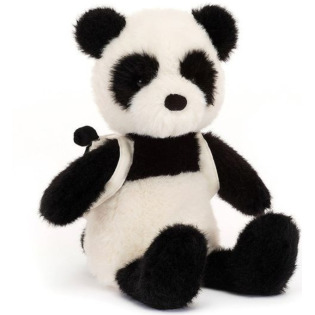 PANDA przytulanka z plecaczkiem 22 cm