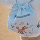 LISEK worek sportowy niebieski plecaczek Forest Friends