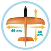 DUŻY SZYBOWIEC z pianki 48 cm