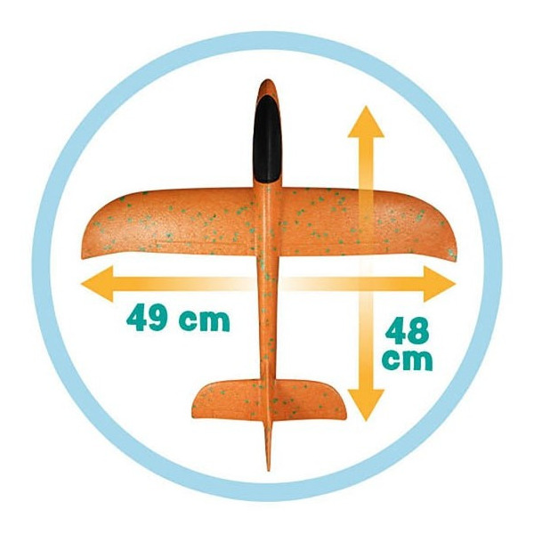 DUŻY SZYBOWIEC z pianki 48 cm
