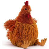 KURA CECYLIA brązowa przytulanka 23 cm