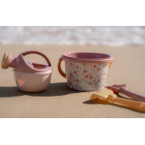 ZESTAW PLAŻOWY 5 elementów wiaderko konewka i akcesoria Pink