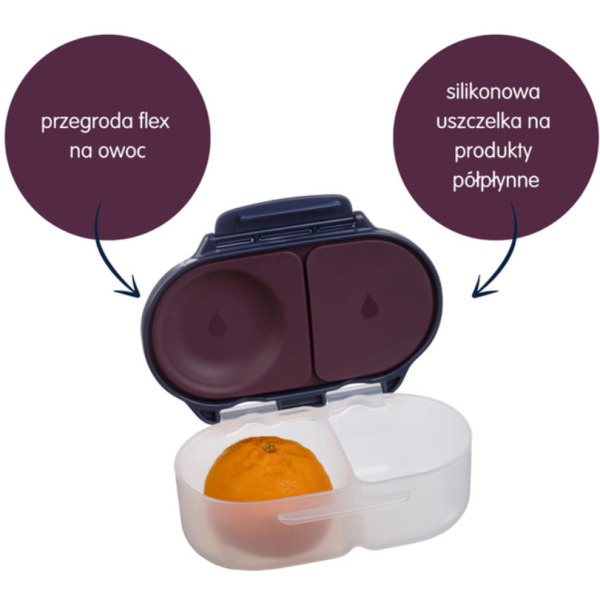 SNACKBOX granatowy pojemnik na przekąski Harry Potter B.Box