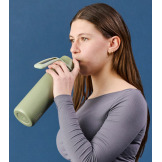 BUTELKA TERMICZNA ze składanym ustnikiem – termos ze stali nierdzewnej 690ml Olive