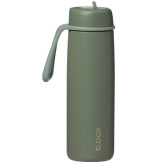 BUTELKA TERMICZNA ze składanym ustnikiem – termos ze stali nierdzewnej 690ml Olive