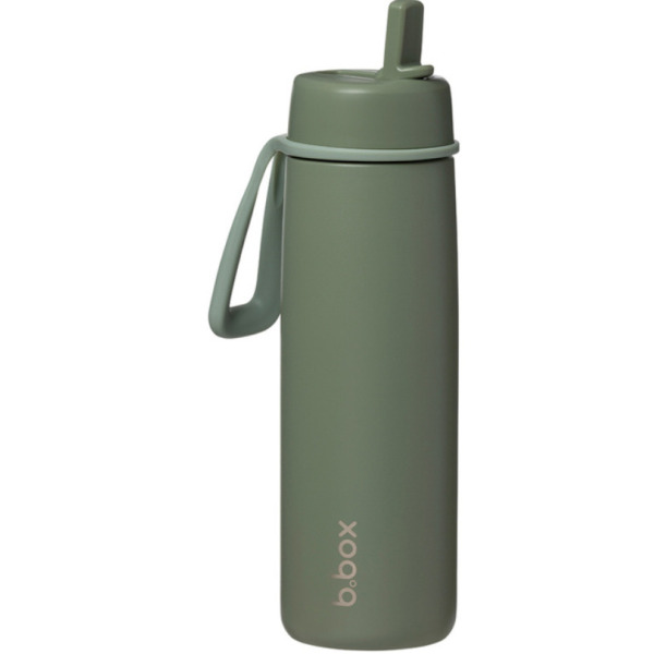BUTELKA TERMICZNA ze składanym ustnikiem – termos ze stali nierdzewnej 690ml Olive