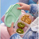 SNACKBOX miętowy pojemnik na przekąski Spearmint B.Box