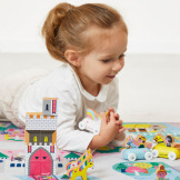 ZACZAROWANE KRÓLESTWO mata do zabawy dywanik z drogą Cross Roads