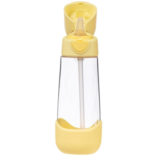 TRITANOWA BUTELKA na wodę ze słomką 600 ml Lemon Twist B.Box