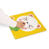 MIŚ drewniana układanka magnetyczna Emocje