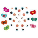 MIŚ drewniana układanka magnetyczna Emocje