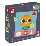 KOT drewniana układanka magnetyczna Plan Dnia