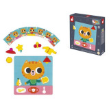 KOT drewniana układanka magnetyczna Plan Dnia