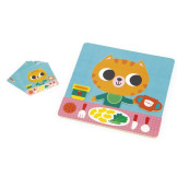 KOT drewniana układanka magnetyczna Plan Dnia