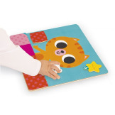 KOT drewniana układanka magnetyczna Plan Dnia