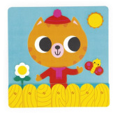 KOT drewniana układanka magnetyczna Plan Dnia