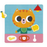 KOT drewniana układanka magnetyczna Plan Dnia