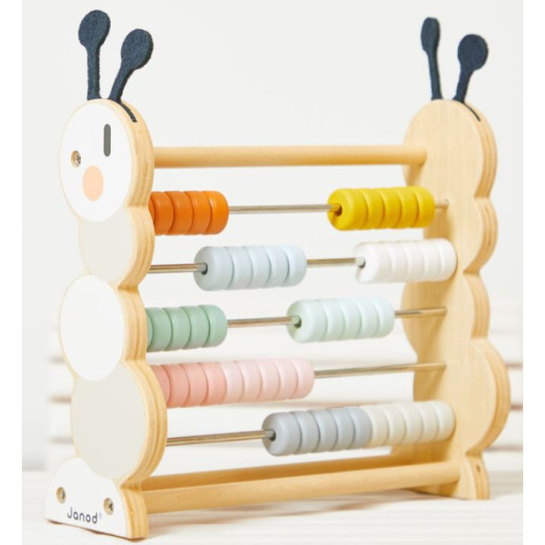 GĄSIENICA drewniane liczydło do nauki liczenia Sweet Cocoon