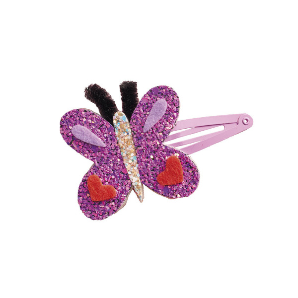 OGRÓD zestaw kreatywny do tworzenia biżuterii Brokatowe spinki do włosów Art&Craft