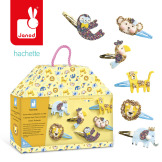 EGZOTYCZNE ZWIERZĘTA zestaw kreatywny do tworzenia biżuterii Brokatowe spinki do włosów Art&Craft