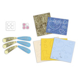 EGZOTYCZNE ZWIERZĘTA zestaw kreatywny do tworzenia biżuterii Brokatowe spinki do włosów Art&Craft