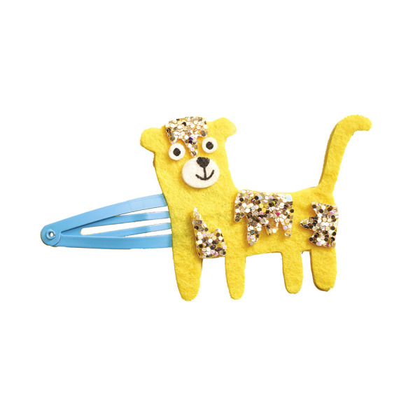 EGZOTYCZNE ZWIERZĘTA zestaw kreatywny do tworzenia biżuterii Brokatowe spinki do włosów Art&Craft