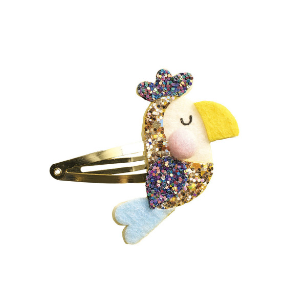 EGZOTYCZNE ZWIERZĘTA zestaw kreatywny do tworzenia biżuterii Brokatowe spinki do włosów Art&Craft