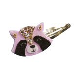 LEŚNE ZWIERZĘTA zestaw kreatywny do tworzenia biżuterii Brokatowe spinki do włosów Art&Craft