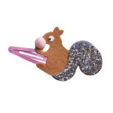 LEŚNE ZWIERZĘTA zestaw kreatywny do tworzenia biżuterii Brokatowe spinki do włosów Art&Craft