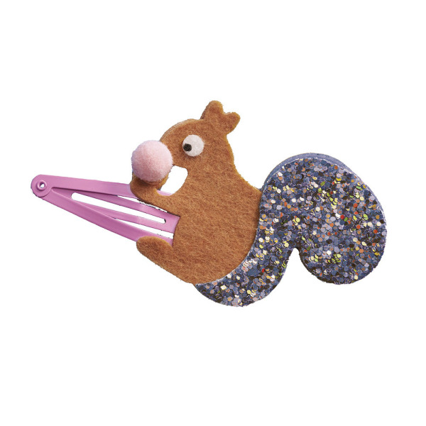 LEŚNE ZWIERZĘTA zestaw kreatywny do tworzenia biżuterii Brokatowe spinki do włosów Art&Craft