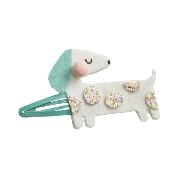 PIESKI I KOTKI zestaw kreatywny do tworzenia biżuterii Brokatowe spinki do włosów Art&Craft